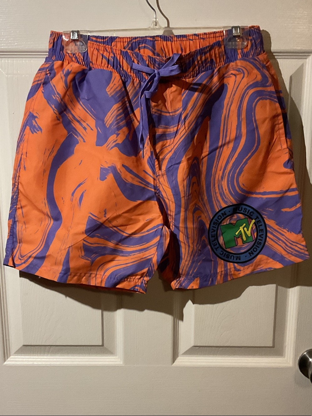 MTV Psychedelic Marble Swim Trunks